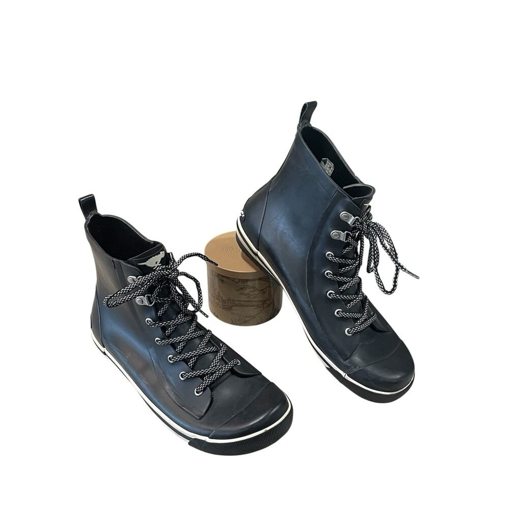 Rocket Dog Women's Size 11 Rainy Rubber Rain Ankle Boot Lace Up -Outdoor Wear